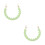 2Pcs Stylish Green Metal Bag Chain Handbag Shoulder Strap Replacement 6