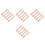 20Pcs Wooden Bookbinding Tools Beige Paper Creaser Folder for Office 6