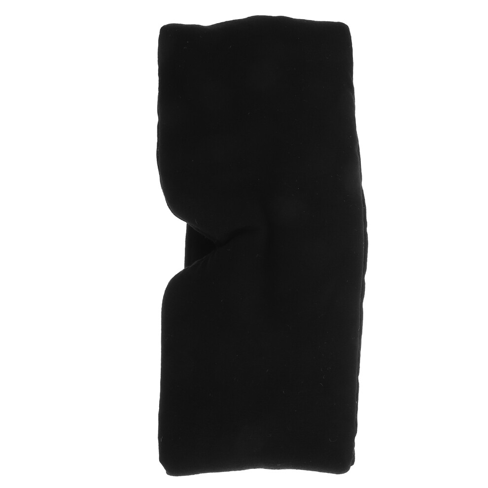 Villcase Black 2Pcs Breathable Cotton Eye Mask Supple Sleep Blindfold