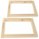 8Pcs Compact Wooden Screen Printing Frames Reusable DIY Supplies 3