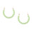2Pcs Stylish Green Metal Bag Chain Handbag Shoulder Strap Replacement 7