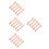 20Pcs Wooden Bookbinding Tools Beige Paper Creaser Folder for Office 8