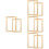 8Pcs Compact Wooden Screen Printing Frames Reusable DIY Supplies 8
