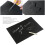 2Pcs Black Chalkboard Sheets Adhesive Stickers for Home Use and Decor 1