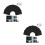 2Pcs Black Chalkboard Sheets Adhesive Stickers for Home Use and Decor 5