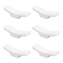 12Pcs Smooth Surface Chopstick Stands White Decorative Racks