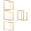 8Pcs Compact Wooden Screen Printing Frames Reusable DIY Supplies 9