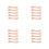 20Pcs Wooden Bookbinding Tools Beige Paper Creaser Folder for Office 9