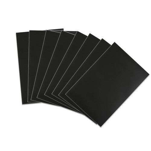 2Pcs Black Chalkboard Sheets Adhesive Stickers for Home Use and Decor 2