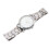 5Pcs White Men Watch Stylish Luminous Steel Strap 1
