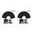 2Pcs Black Chalkboard Sheets Adhesive Stickers for Home Use and Decor 7