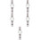5Pcs White Men Watch Stylish Luminous Steel Strap 7
