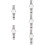 5Pcs White Men Watch Stylish Luminous Steel Strap 10