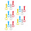 20Pcs Playpen Pull Up Bars Plastic Baby Exercise Rings Assorted Colors 7