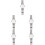 5Pcs White Men Watch Stylish Luminous Steel Strap 6