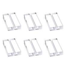 12Pcs Clear Acrylic Sign Holders Multi-Use Table Number Display Stands