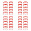 40Pcs Red Plastic Kite Reel Spools with Comfortable Grip Handles 9