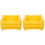 2Pcs Sturdy PVC Portable Foot Soaking Basin Inflatable Foot Bath 4