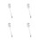 4Pcs Stainless Steel Serving Spoon Fork Combo for Catering Use 4