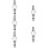 5Pcs White Men Watch Stylish Luminous Steel Strap 11