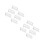 12Pcs Clear Acrylic Sign Holders Multi-Use Table Number Display Stands 5