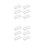 12Pcs Clear Acrylic Sign Holders Multi-Use Table Number Display Stands 7