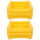 2Pcs Sturdy PVC Portable Foot Soaking Basin Inflatable Foot Bath 7