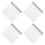 80Pcs Durable Silver Metal Brooch Pins Stopper for Clothes 10
