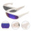 4Pcs Premium Plastic Pet Windbreak Goggles for Skiing and Cycling 3