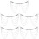 5Pcs Versatile Silver Waist Chain Decor with Large Rhinestone Charm 8
