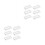 12Pcs Clear Acrylic Sign Holders Multi-Use Table Number Display Stands 4