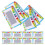 500Pcs Paper Scratch Cards and Stickers Multi Prize Kit 2
