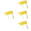 20Pcs Yellow Iron Triangular Flags Yard Marking Flags for Garden Use 7