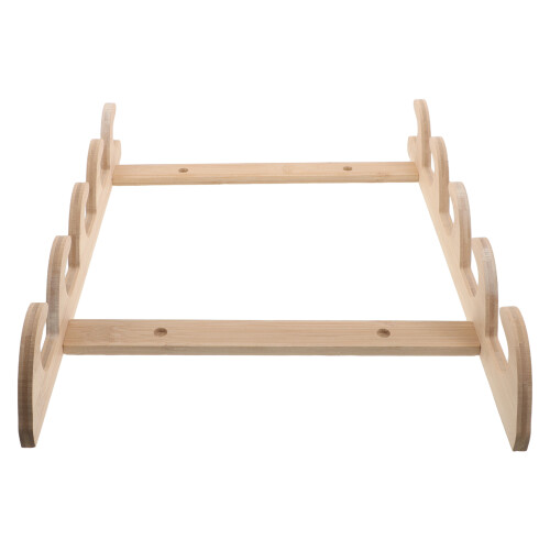 3Pcs Space-Saving Solid Wood Sword Wall Display Stand for Home 1