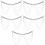 5Pcs Versatile Silver Waist Chain Decor with Large Rhinestone Charm 9