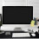 2Pcs Black Desk Pad Extra Large PU Cork Non Slip Mouse Keyboard Mat 9