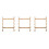 3Pcs Space-Saving Solid Wood Sword Wall Display Stand for Home 8