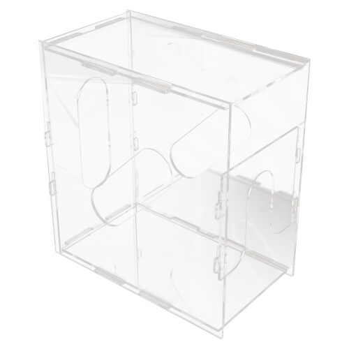 2Pcs Durable Acrylic Breast Milk Storage Boxes with Handle for Fridge 2