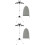 2Sets Portable Adjustable Ironing Clothes Rack Foldable Steamer Hanger 7