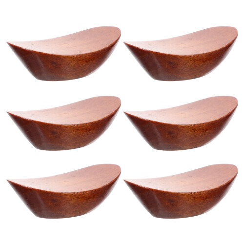 12Pcs Brown Wood Chopsticks Stand Spoon Fork Tableware Rest Holder 2