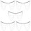 5Pcs Versatile Silver Waist Chain Decor with Large Rhinestone Charm 10