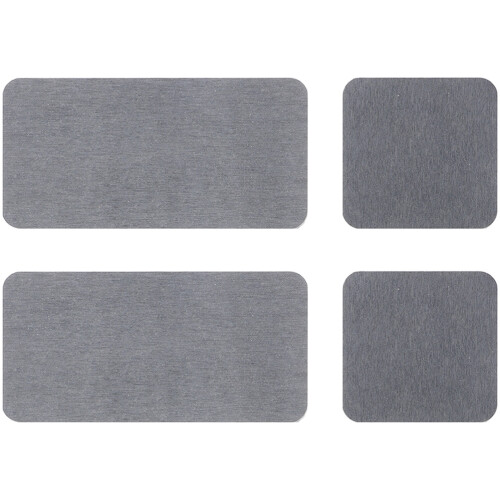 16Pcs Dark Grey Diatomite Absorbent Drink Coasters Non-Slip 2