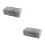 2Pcs Grey Bread Box Practical Snack Storage Bin for Kitchen 6