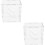 2Pcs Durable Acrylic Breast Milk Storage Boxes with Handle for Fridge 8