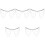 5Pcs Versatile Silver Waist Chain Decor with Large Rhinestone Charm 5