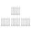 24Pcs Aluminum Cake Decorating Rods Silver Piping Tips Icing Tools Kit 5