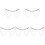 5Pcs Versatile Silver Waist Chain Decor with Large Rhinestone Charm 4