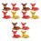 12Pcs Ceramic Animals Chopstick Rest Rack in Assorted Colors 8