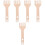 5Pcs Durable Wooden Weaving Comb Double-Ended Loom Tool for Knitting 6