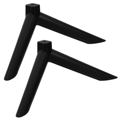 3Pairs Easy Install Black TV Support Stand Universal Replacement Base 2